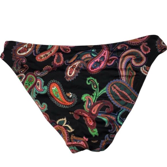 VS BOHO‎ PAISLEY PRINT SWIMSUIT BIKINI BOTTOM MEDIUM DISCONTINUED - Picture 2 of 6